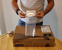 Envelope com janela Envelope com janela