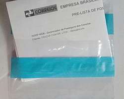 Envelope com janela Envelope com janela