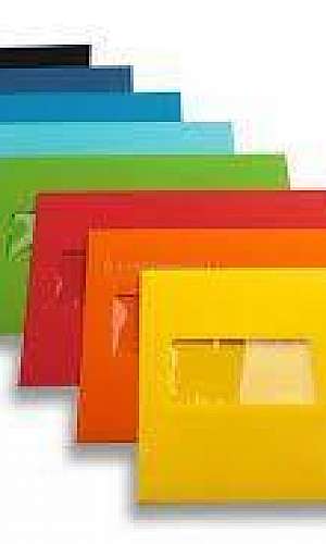 Envelope janela colorido Envelope janela colorido